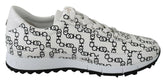 Jimmy Choo Elegant Monochrome Leather Sneakers -   -  Jimmy Choo.